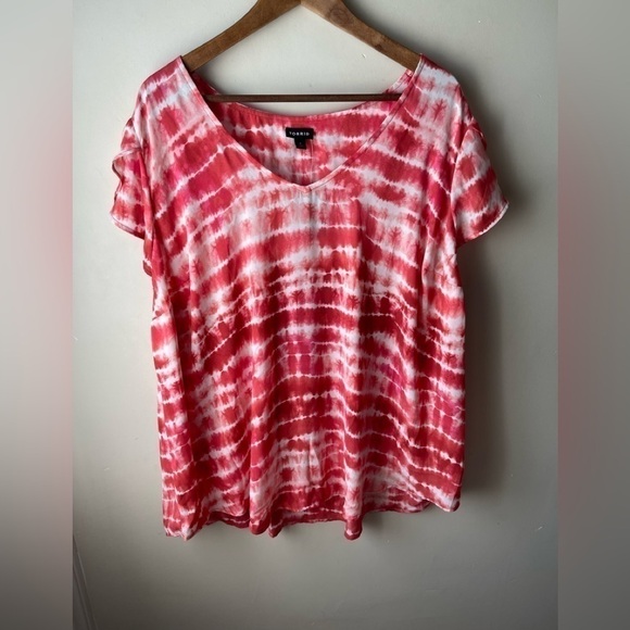 Torrid Georgette Tulip Sleeve Blouse 3X NWT - Picture 5 of 10